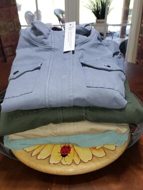 💘🖤💘 4PC MARKET & SPRUCE STITCH FIX HOODED ANORAK CARGO UTILITY JACKET